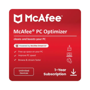 McAfee PC Optimizer Boost Speed, Clean Junk, and Improve Performance